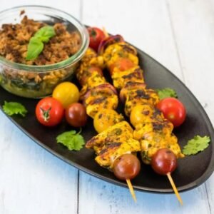 Brochettes de poulet chermoula
