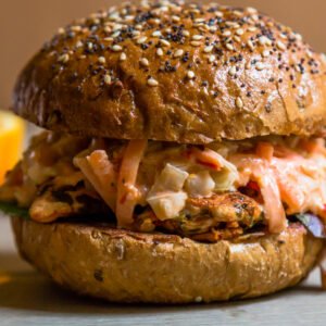 Chicken Chermoula Burger